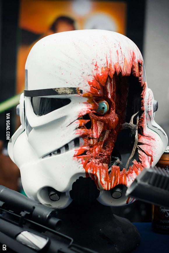 battle damaged stormtrooper