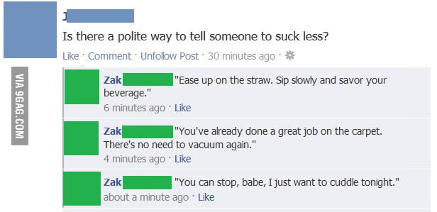 How to be polite - 9GAG