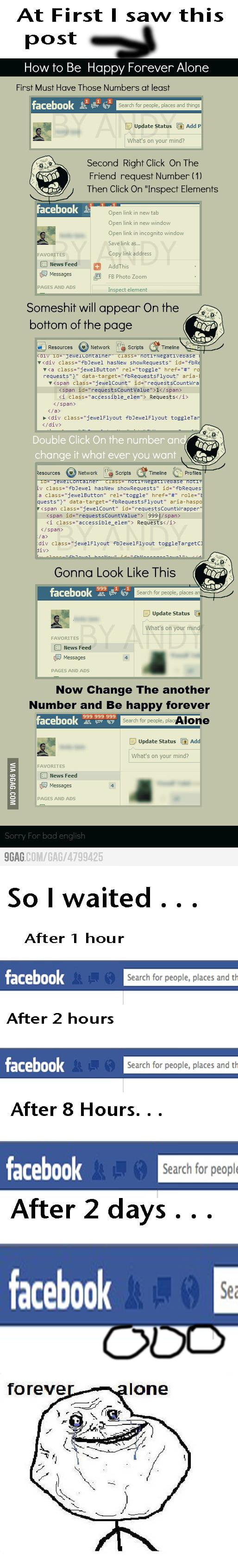 Truly madly deeply, FOREVER ALONE.. . . - 9GAG