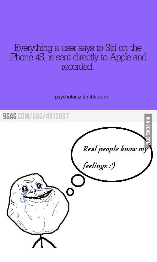 Forever Alone Guy Lvl: iPhone4s - 9GAG