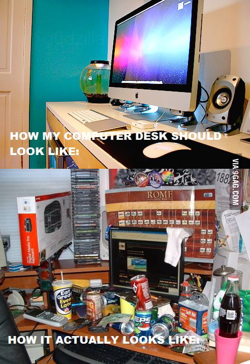 Computer desks... - 9GAG