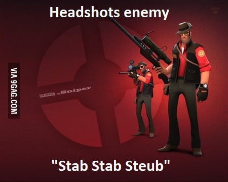 Team Fortress Sniper Logic - 9gag