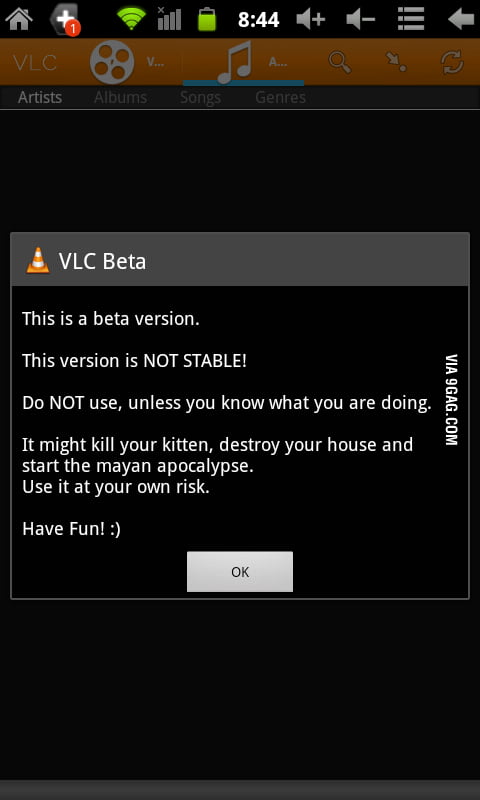 VLC on Android - 9GAG