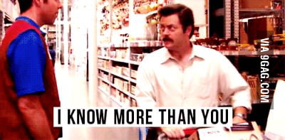 When I was approached by a "Genius" at an Apple store