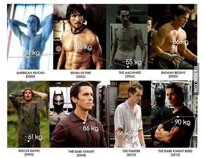 Christian Bale transformation - 9GAG