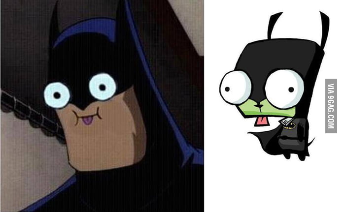 When Batman Audition for the role of GIR from invader zim - 9GAG