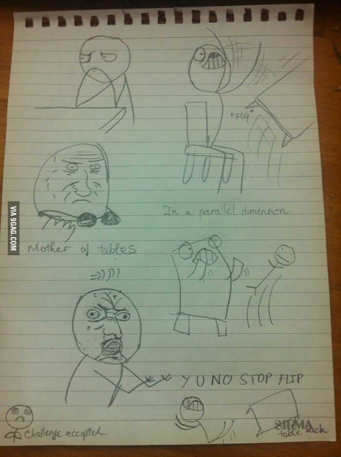 So me and my friend were bored in class ... - 9GAG