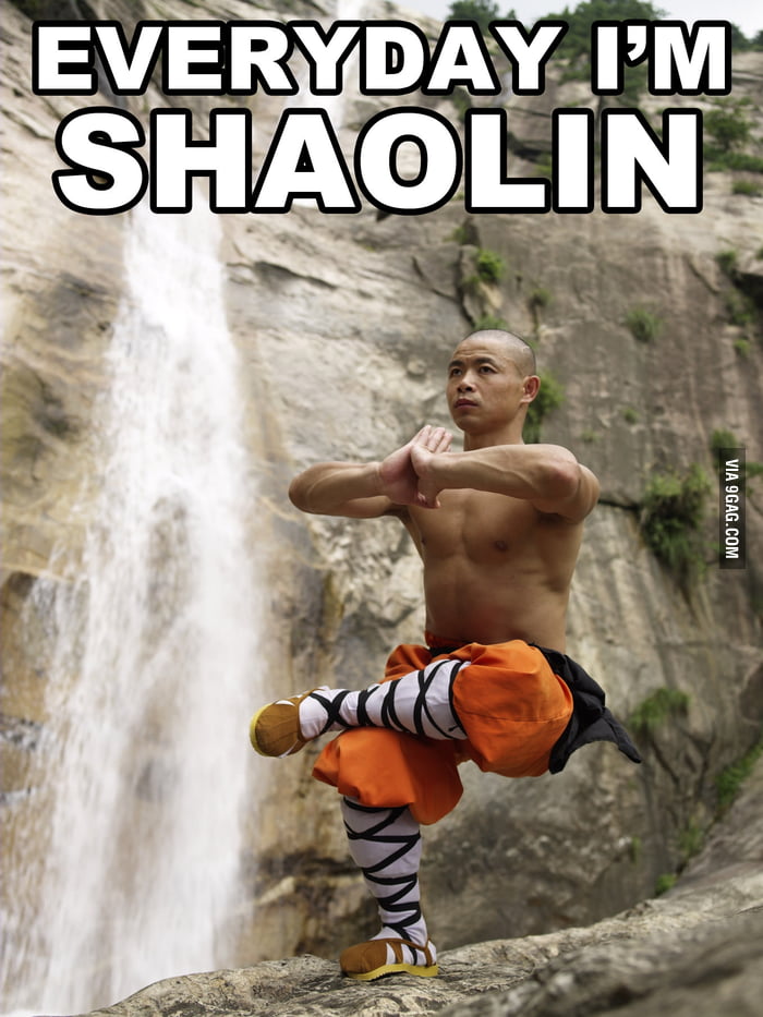 Everyday I'm Shaolin - 9GAG
