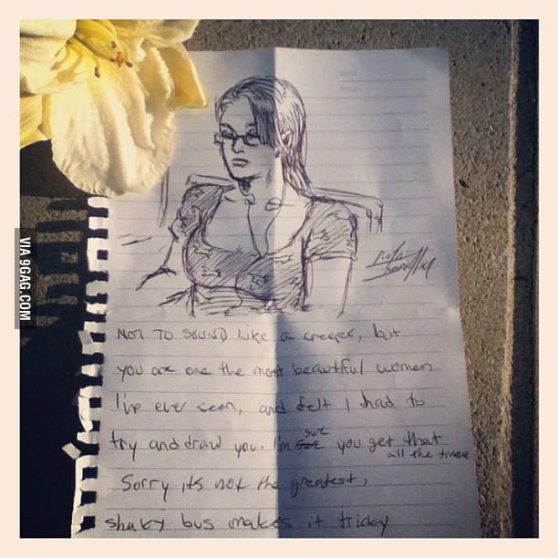 A stranger gave my friend this on the bus