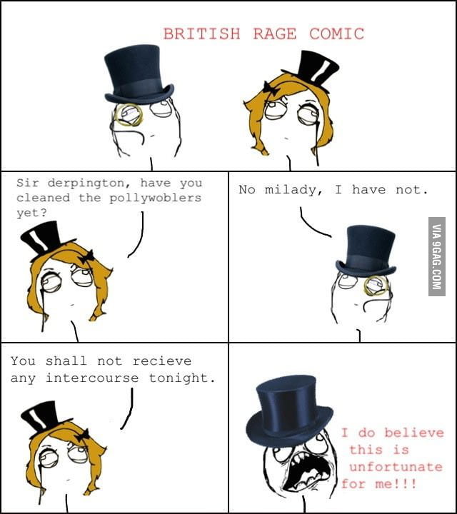 British rage comic - 9GAG
