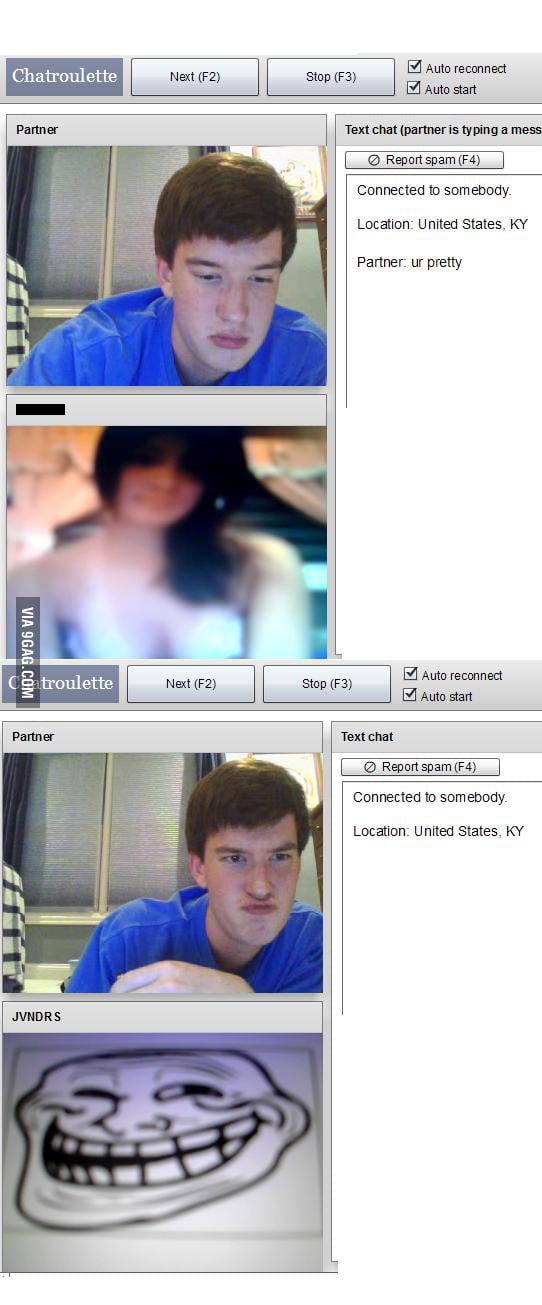 Trolling At Chatroulette 9gag