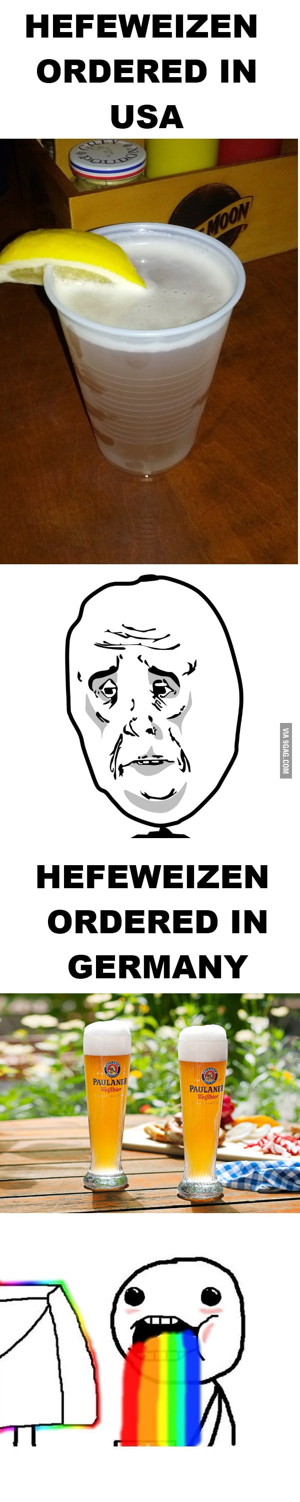 Hefeweizen. Know the difference! 9GAG