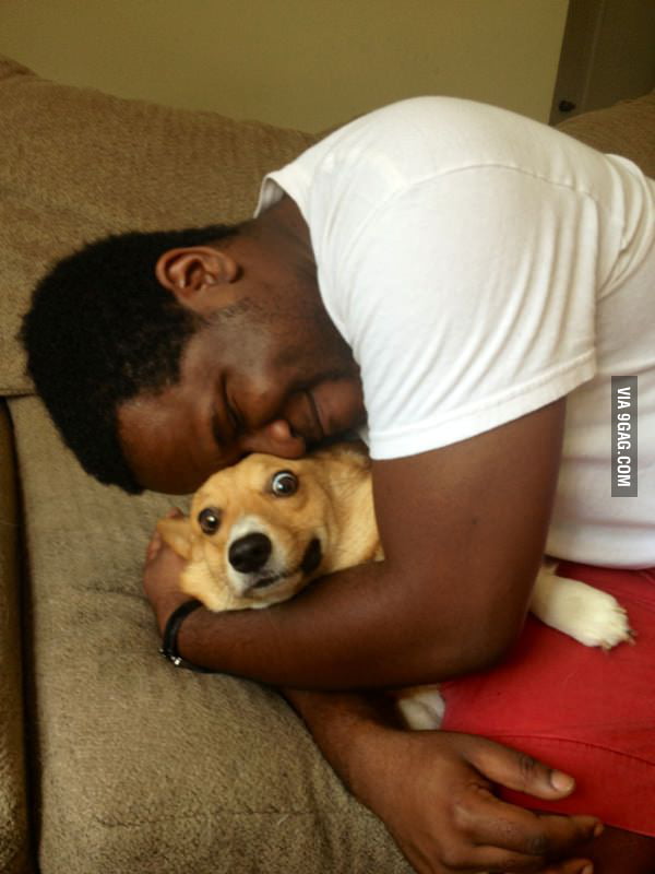 The master loves the dog. The dog just wanna escape. - 9GAG