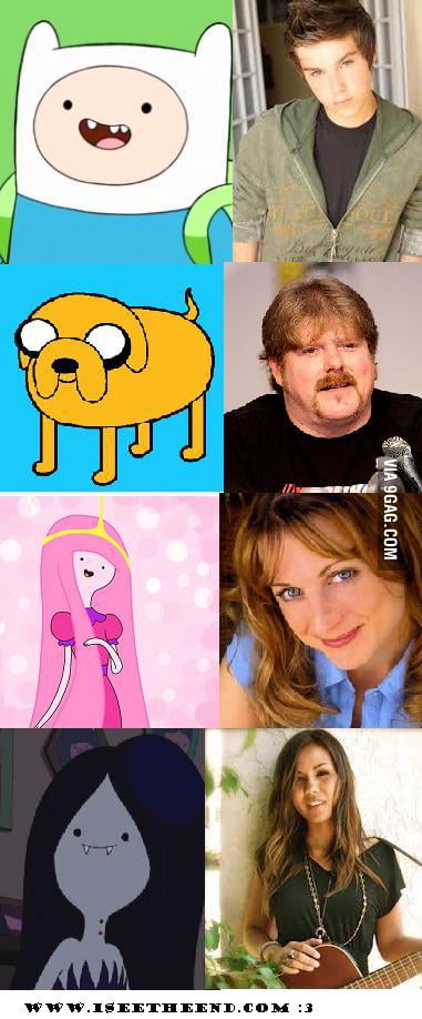 The Voices Of Adventure Time 9gag