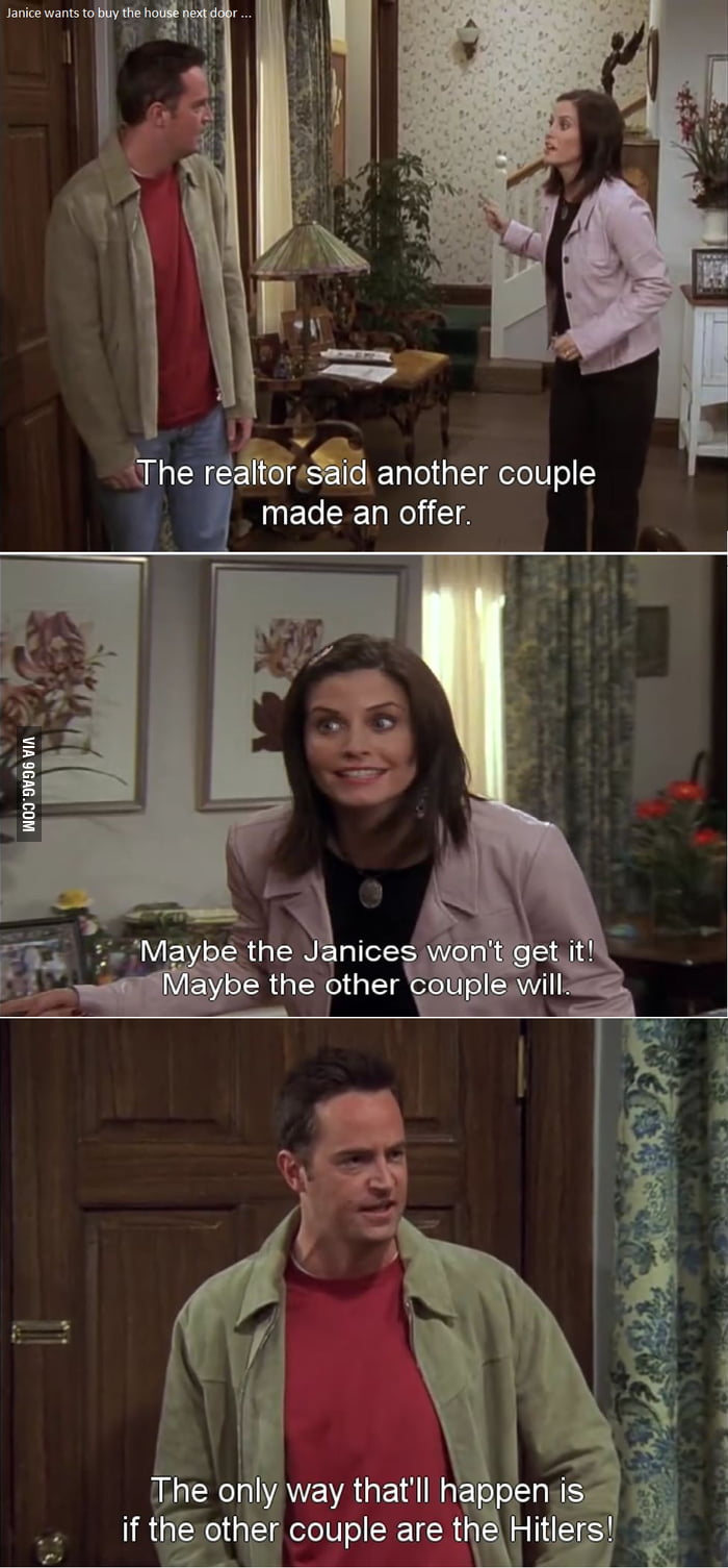 Chandler Being Chandler - 9GAG