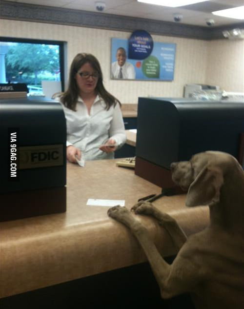 Yes hi hello I’d like to deposit this check