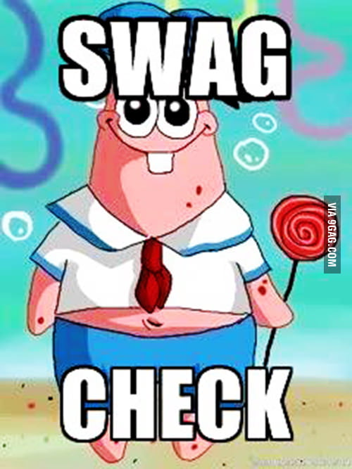 Patrick Star Got Swag 9gag