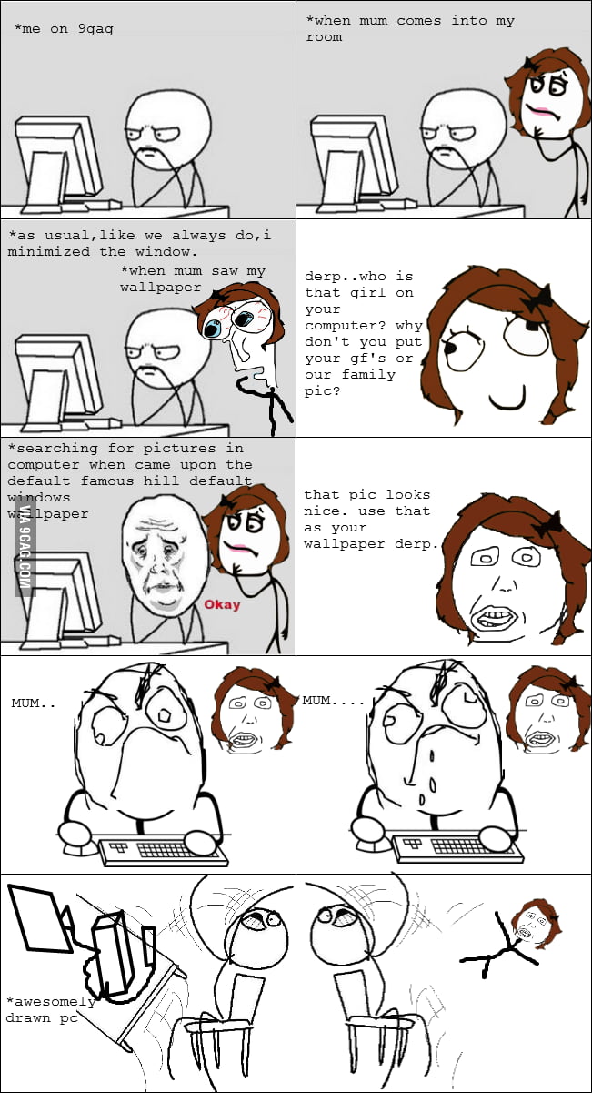 Wallpaper Rage - 9GAG