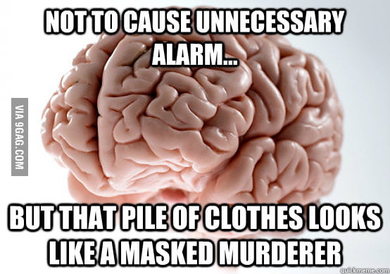 Lying awake in the dark, it never fails...