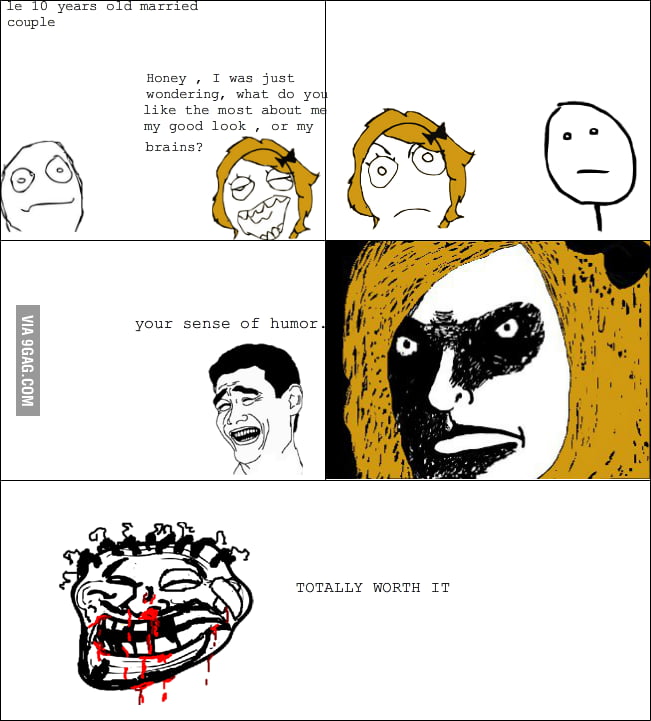 Troll husband strikes again . - 9GAG