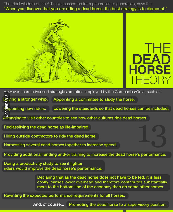 The Dead Horse Theory 9GAG