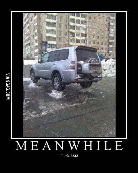 In Soviet Russia car piles on snow - 9GAG