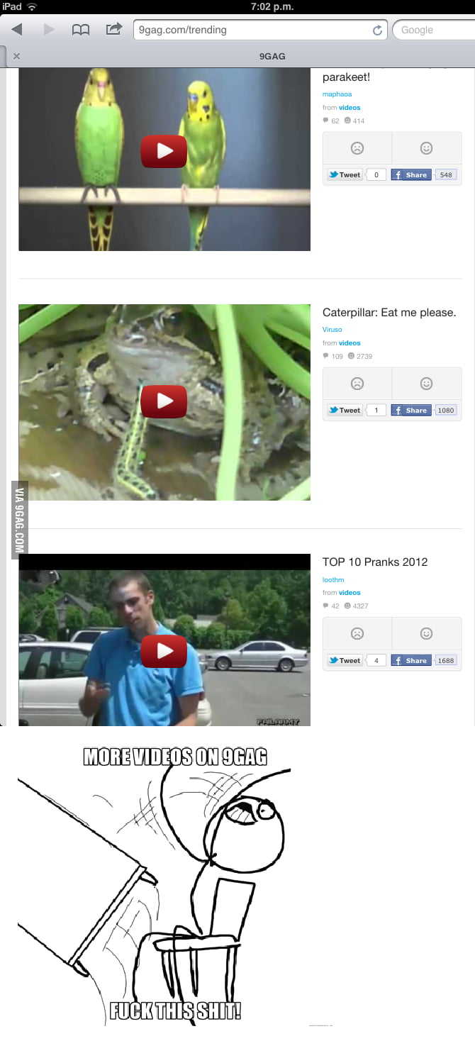 My Reaction To Videos On 9gag - 9GAG
