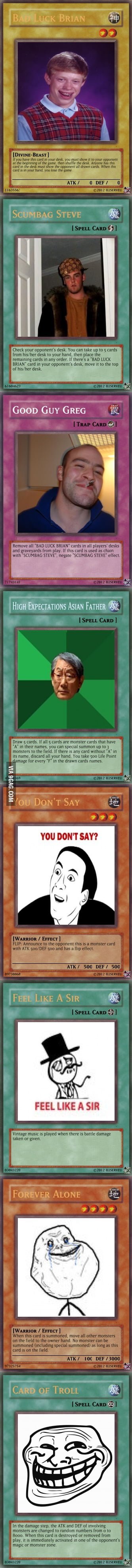 Yugioh Meme Cards Gag