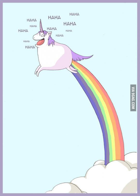 Stoned unicorn? - 9GAG