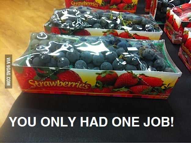 You Only Had One Job 9gag 4259