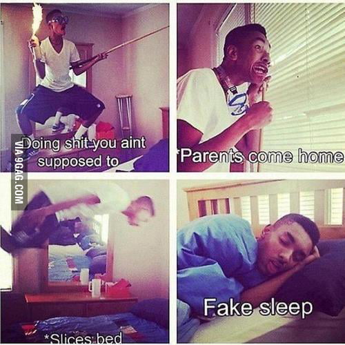 Fake Sleep 9GAG   5360039 700b 