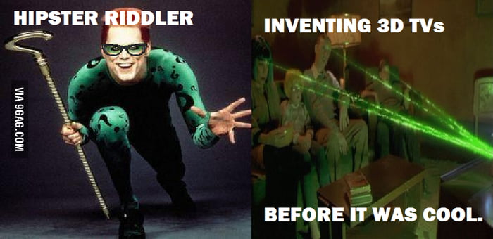 Hipster Riddler - 9GAG