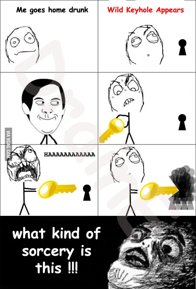 KEYHOLE HAS POWERS 9GAG