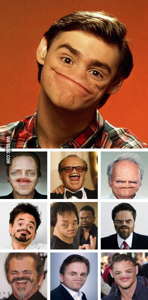 Celebrities without nose - 9GAG