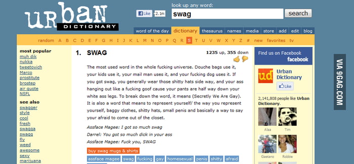 Swag Urban Dictionary