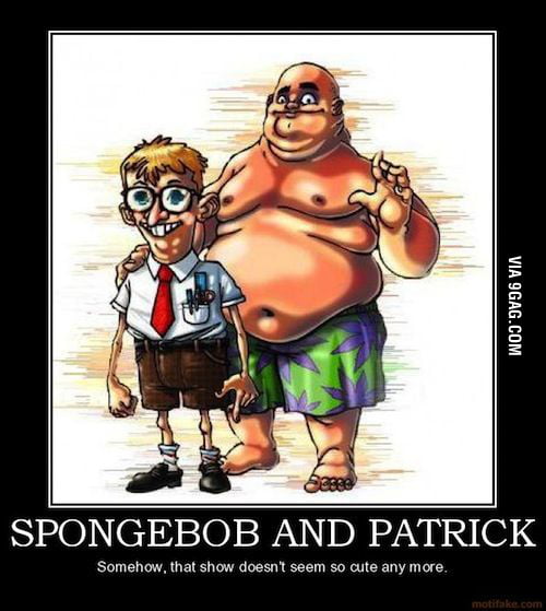 spongebob and patrick in human form