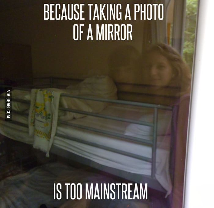 Window vs. Mirror 9GAG