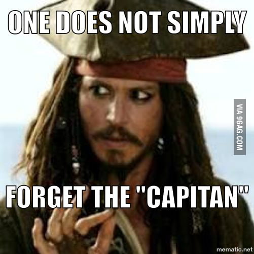 CAPITAN Jack Sparrow..... - 9GAG