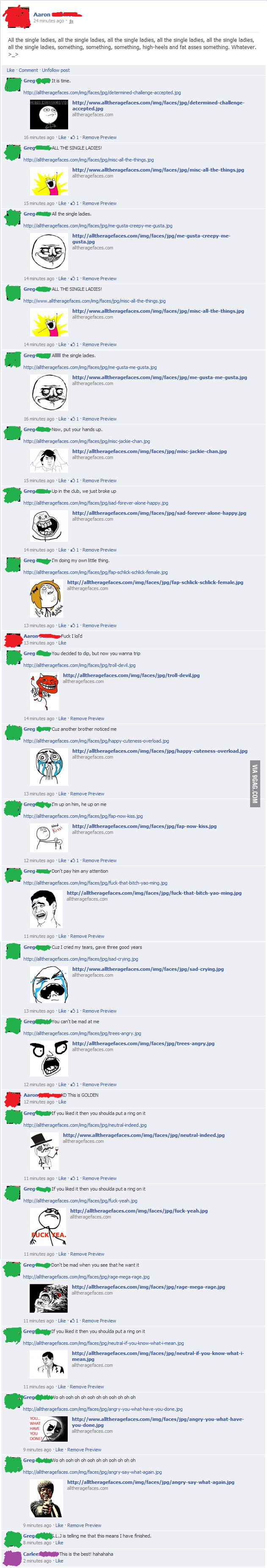 All the Single Rage Faces - 9GAG