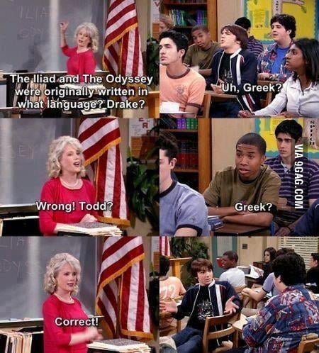 The same with my history teacher, I think she hates me. - 9GAG