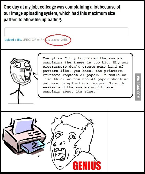 And it happened in a software development company... - 9GAG