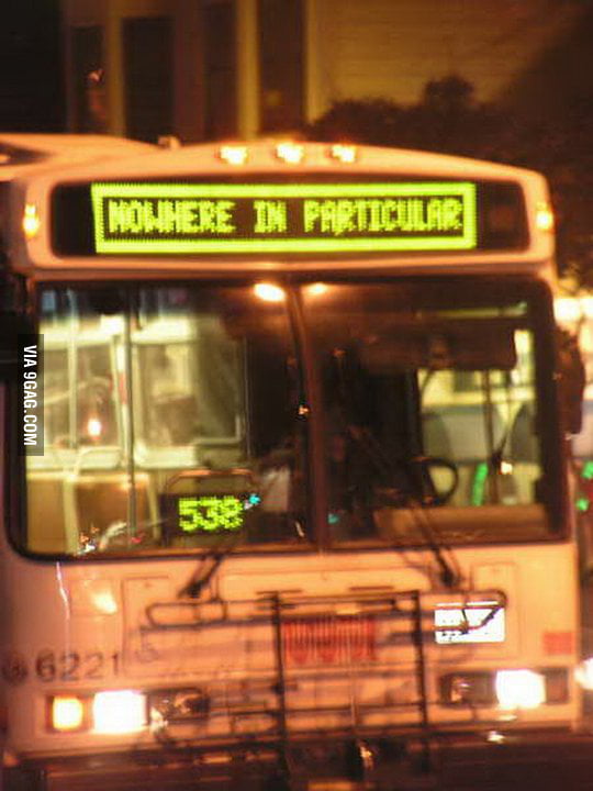 Where is the bus going?