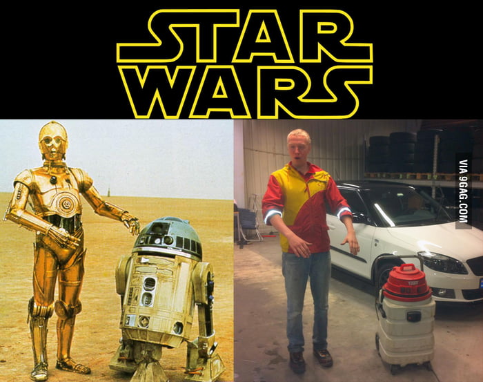 STAR WARS R2D2 & C3PO in real life! - 9GAG