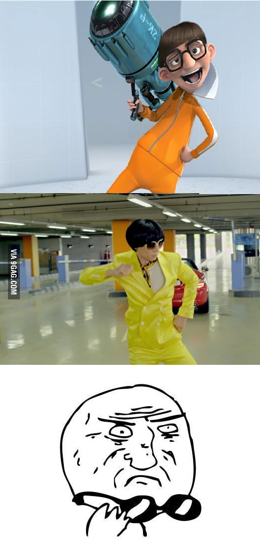 Despicable me- Vector and PSY Gangnam Style... wait - 9GAG