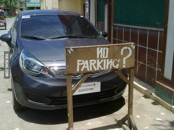 Can I park my car? 9GAG