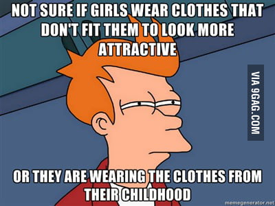 Fry's thoughts on attractive women - 9GAG