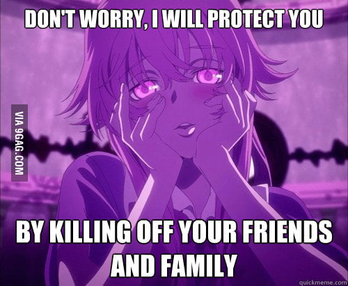 Overly Attached Girlfriend Anime Style 9gag