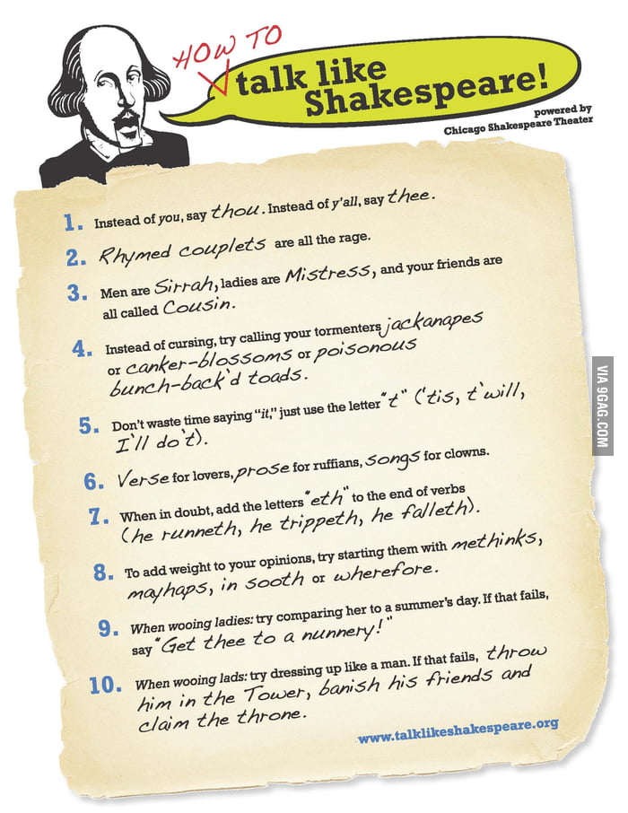 how-to-talk-like-shakespeare-9gag