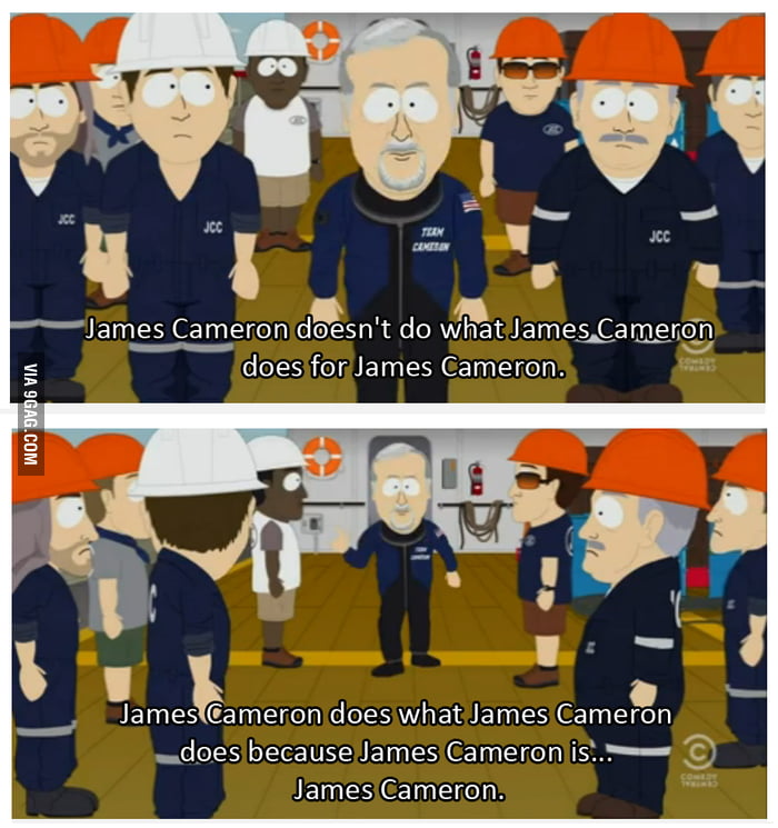 James Cameron in South PArk 9GAG