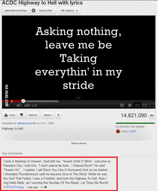 DAT COMMENT! - 9GAG